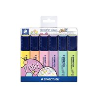 STAEDTLER Textsurfer classic 364 - Textmarker - verschiedene Farben - wasserbasierte Tinte - 1-5 mm (Packung mit 6)