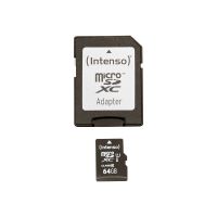 Intenso Premium - Flash-Speicherkarte (microSDXC-an-SD-Adapter inbegriffen)