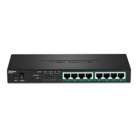 TRENDnet TPE TG84 - Switch - 8 x 10/100/1000 (PoE+)