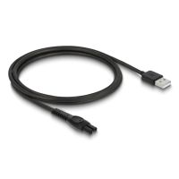 Delock USB Ladekabel 5 V für Elektrorasierer kompatibel mit Philips QP2724, QP2834, QP1924, MG9520 Serie - Rasierer Ladegerät Ersatzkabel 1 m, 1 m, USB A, 2-polig