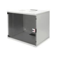 ROLINE Basic - Gehäuse - kit, 540x400 WxD - geeignet für Wandmontage - RAL 7035, Hellgrau - 9U - 48.3 cm (19")