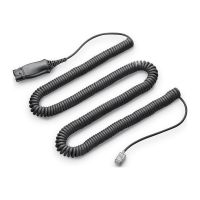 HP Poly - Headset-Kabel - 3,5-mm-Klinkenstecker zu 3,5-mm-Klinkenstecker - Electronic Hook Switch (EHS)
