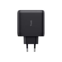 Trust Maxo - Netzteil - 65 Watt - 3 A - PD 3.0 - 2 Ausgabeanschlussstellen (24 pin USB-C)