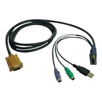 Eaton Tripp Lite Series 6ft USB / PS2 Cable Kit for KVM Switches B020-U08 / U16 & B022-U16 6' - Tastatur- / Video- / Maus- (KVM-)