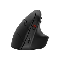 HP 925 - Vertikale Maus - ergonomisch - 6 Tasten - kabellos - Bluetooth 5.3, 2.4 GHz - kabelloser Empfänger (USB)