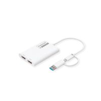 ROLINE 12.03.3206, 2.0/3.2 Gen 1 (3.1 Gen 1), USB Typ-A, USB Typ-C, HDMI-Ausgang, 3840 x 2160 Pixel