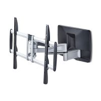 StarTech.com 100AP1-TV-WALL-MOUNT, 200 x 200 mm, 800 x 500 mm, -12 - 2°, -60 - 60°, Aluminium, Stahl, Schwarz