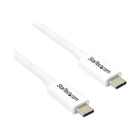 StarTech.com 6.6ft (2m) Thunderbolt 3 Cable, 20Gbps, 100W PD, 4K Video, Thunderbolt-Certified, Compatible w/ TB4/USB 3.2/DisplayPort - Thunderbolt-Kabel - 24 pin USB-C (M)