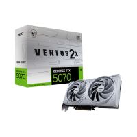 MSI GeForce RTX5070 VENTUS 2X OC White, GeForce RTX 5070, 12 GB, GDDR7, 192 Bit, 7680 x 4320 Pixel, PCI Express 5.0