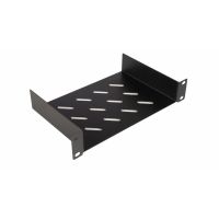 Equip Fester Fachboden 10', 1HE, 150mm, Schwarz, Regalboden, Schwarz, 100 kg, 1U, Türkei, 48,3 cm (19")