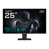 Gigabyte GS25F14 25” FHD Gaming-Monitor - 1920 x 1080, 144Hz, 1ms, 300 cd/m², Display HDR 10, HDMI 2.0, DisplayPort 1.2, 62,2 cm (24.5"), 1920 x 1080 Pixel, Full HD, LED, 1 ms, Schwarz