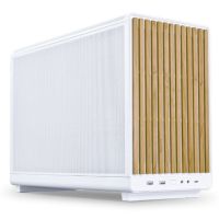 Lian Li A3-mATX, Micro Tower, PC, Weiß, Holz, micro ATX, Micro-ITX, Stahl, 16,5 cm