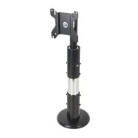 B-TECH BT7553-100, 71,1 cm (28"), 75 x 75 mm, 100 x 100 mm, -15 - 90°, 360°, Schwarz, Chrom