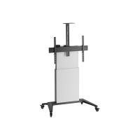 Hagor BrackIT - Wagen - für Flachbildschirm - lift - Schwarz, weiß - Bildschirmgröße: 140-218 cm (55"-86")