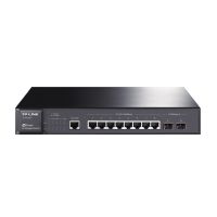 TP-LINK TL-SG3210, Managed, L2, Gigabit Ethernet (10/100/1000), Vollduplex, Rack-Einbau, 1U