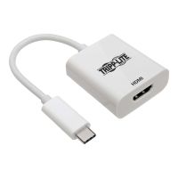 Eaton Tripp Lite Series USB C to HDMI 4K Adapter Converter USB Type C 3.1 Thunderbolt 3 Compatible M/F White 6in