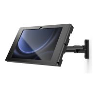 Compulocks Galaxy Tab S9/S9FE 10.9" Apex Enclosure Swing Wall Mount Black - Befestigungskit - swing arm, exposed front/back camera and sensors - für Tablett - verriegelbar - Metallrahmen - Schwarz - Bildschirmgröße: 27.7 cm (10.9")