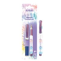 Herlitz New Batik Freedom, Violett, Weiß, Kartuschenfüllsystem, Blau, Beidhändig, 1 Stück(e)