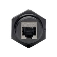 Eaton Tripp Lite Series RJ45 Bulkhead Coupler for Cat5/Cat6, Female to Female, Shielded, Industrial, Dust Cap - IP68, TAA - Modularer Einschub (Kopplung)