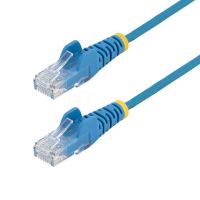 StarTech.com N6PAT25CMBLS, 0,25 m, Cat6, U/UTP (UTP), RJ-45, RJ-45, Blau