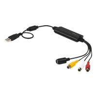 StarTech.com USB Video Capture Adapter Cable, S-Video/Composite to USB 2.0 SD Video Capture Device Cable, TWAIN Support, Analog to Digital Converter for Media Storage, For Windows Only - SD Video Capture Cable (SVID2USB232)