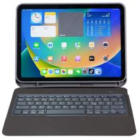 DEQSTER Slim Keyboard 2 10.9" (10. Gen.), QWERTZ, Deutsch, Apple, e iPad 10, 9" (10. Gen.), Schwarz, 27,7 cm (10.9")