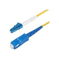 StarTech.com 5m (16.4ft) LC to SC (UPC) OS2 Single Mode Fiber Cable - Patch-Kabel - LC/UPC Einzelmodus (M)