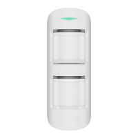 Ajax Systems Ajax MotionProtect Outdoor, Decke/Wand, Drinnen, Draußen, Weiß, AES, IP55, 90°