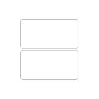 Zebra Z-Perform 1000D - Papier - seidig - permanenter Acrylklebstoff - unbeschichtet - 6,2 mil - weiß - 100 x 50 mm 1410 Etikett(en) (1 Rolle(n)