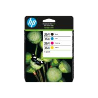 HP 364 - 4er-Pack - Schwarz, Gelb, Cyan, Magenta