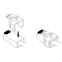 Delock RJ45 Repair Clip Starter Set - Netzwerkanschluss Reparatur-Clip - diverse Farben (Packung mit 16)