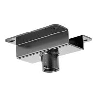 Chief 8" Offset Ceiling Plate - Black - Montagekomponente (Deckenplatte)