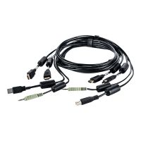 Vertiv Cybex - Video- / USB- / Audio-Kabel - mini-phone stereo 3.5 mm, USB Typ B, HDMI (M)