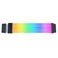 Lian Li Strimer Wireless, 24 pin, Schwarz, Transparent, Silikon, Thermoplastisches Elastomer (TPE), 0,26 m, 1 Stück(e)