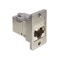 Delock Keystone Mounting for enclosures - Montageklammer für Moduleinsatz (Packung mit 4)