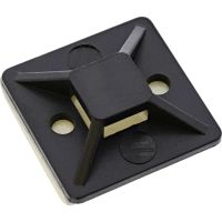 InLine Befestigungssockel für Kabelbinder - 20x20mm - selbstklebend - 10 Stück