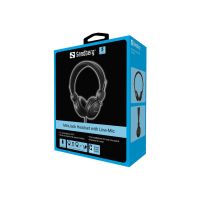 SANDBERG MiniJack Headset with Line-Mic - Kopfhörer mit Mikrofon