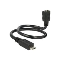 Delock OTG ShapeCable - USB-Verlängerungskabel - Micro-USB Typ B (W)
