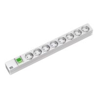 Bachmann Steckdosenleiste (Rack - einbaufähig) - Ausgangsanschlüsse: 8 - 1U - 48.3 cm (19")