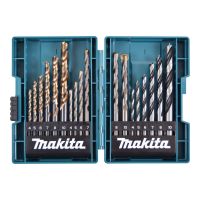 Makita Bohrersatz - 18 Stücke - 5 mm, 6 mm, 7 mm, 8 mm, 10 mm, 4 mm