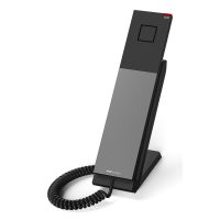 Snom HD300A, IP-Telefon, Schwarz, Kabelgebundenes Mobilteil, Tisch/Wand, Antibakteriell, 5 - 45 °C