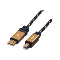 ROLINE Gold - USB-Kabel - USB (M) zu USB Typ B (M)