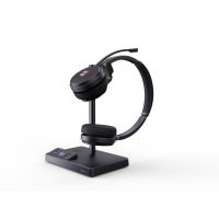 Yealink WH62 Dual Teams Headset, Kabellos, 20 - 20000 Hz, Büro/Callcenter, 127 g, Kopfhörer, Schwarz
