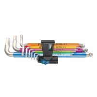 Wera 05022699001, L-förmiger Inbusschlüssel-Satz, Metrisch, 9 Stück(e), Edelstahl, 1.5,2,2.5,3,4,5,6,8,10 mm, Tschechische Republik