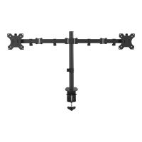 Vision VFM-DPD Monitor Desk Post - Befestigungskit - für 2 LCD-Displays - Stahl - Schwarz - Bildschirmgröße: 33-68.6 cm (13"-27")