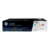 HP 126A - 3er-Pack - Gelb, Cyan, Magenta - original - LaserJet - Tonerpatrone (CF341A)