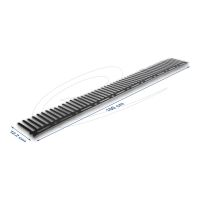Delock Solarpanel-Tierbarriere - braun, RAL 8019 - 1 m (Packung mit 2)