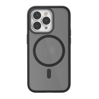 Woodcessories eco639, Cover, Apple, iPhone 14 Pro, 15,5 cm (6.1 Zoll), Schwarz, Transparent