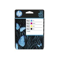HP 912 Combo Pack - 4er-Pack - Schwarz, Gelb