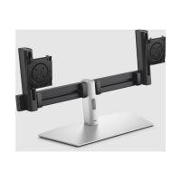 Dell Pro Dual Monitor Stand - MDS26 - Aufstellung - für 2 Monitore - quick release mechanism - Silver/Black - Bildschirmgröße: 48.3-68.6 cm (19"-27")
